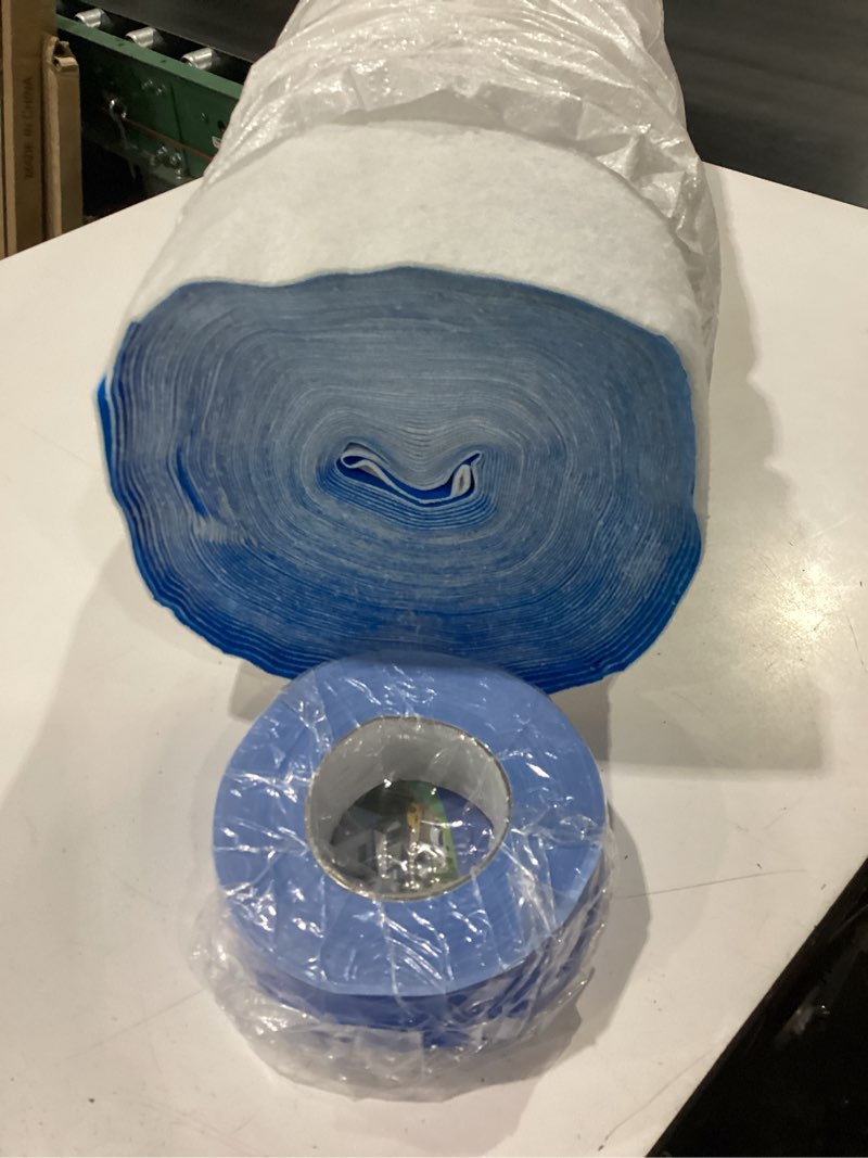 Condition photo showing New/Like New for 39" x 100'heavy-duty temporary floor protection roll construction & renovation for tile protectors for hardwood tairs carpet pets paint proof flooring protection film covering longtime m-225g39" x 100'
