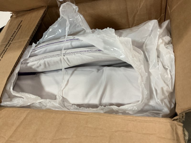 Condition photo showing As Is for Purple DreamLayer Pillow - King Size, Multi-Layered GelFlex Grid & MicroAir Foam for Support & Pressure Relief - Customizable Height with Removable Foam Booster Layers