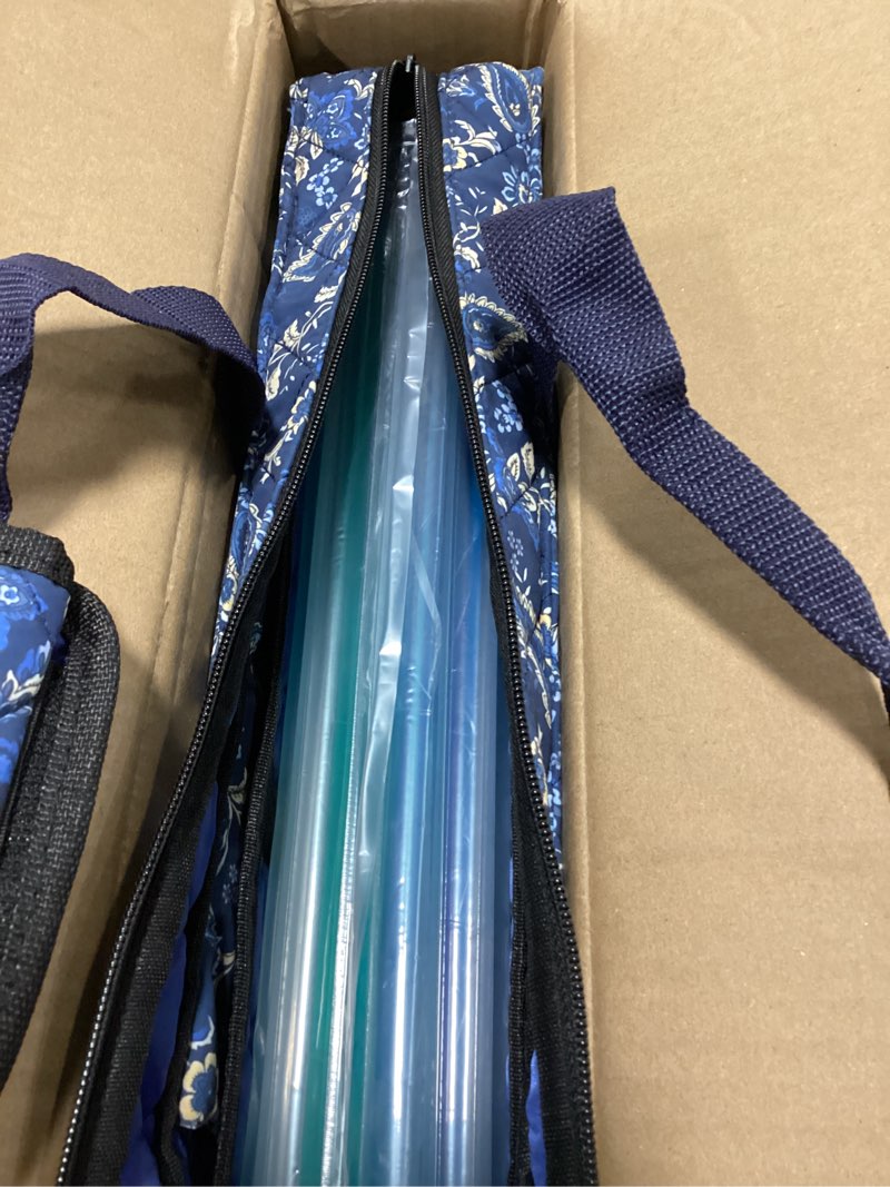 Condition photo showing Good Condition for American Mahjong Set with Blue Carrying Bag, 166 White Tiles, 4 All-in-One Rack/Pushers, Mahjong Tiles Set (Ma Jong, Mah-Jongg, Majiang)