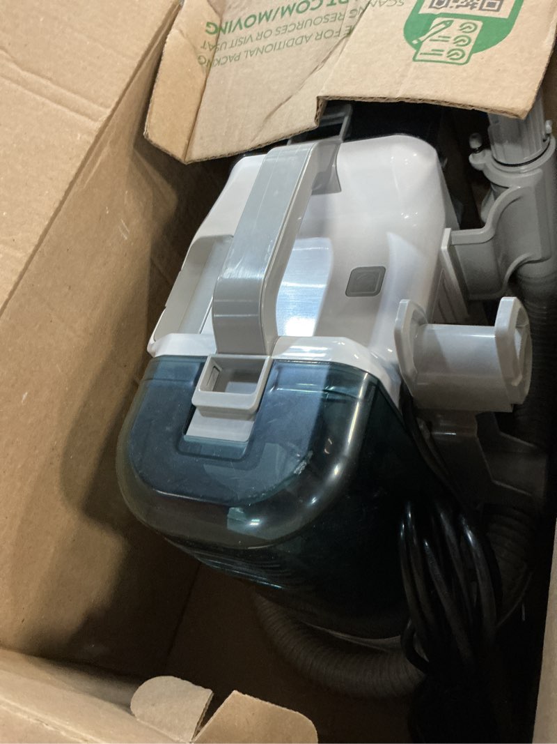 Condition photo showing As Is for rivenara carpet cleaner machine upholstery  - 450w sham pooer portable for couch rug sofa car seat furniture fabric wet vacuum spot handheld small water aspiradora white