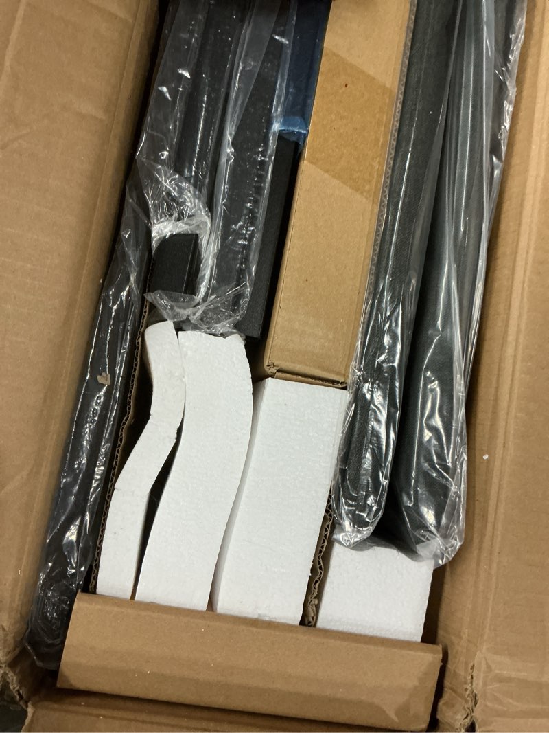 Condition photo showing Good Condition for Seventable Bed Frame Full Size with Charging Station, LED Bed with Upholstered Storage Headboard, Metal Platform Bed with Under Bed Storage, No Box Spring Needed, Noise Free, Easy Assembly, Grey Grey Full No Drawer