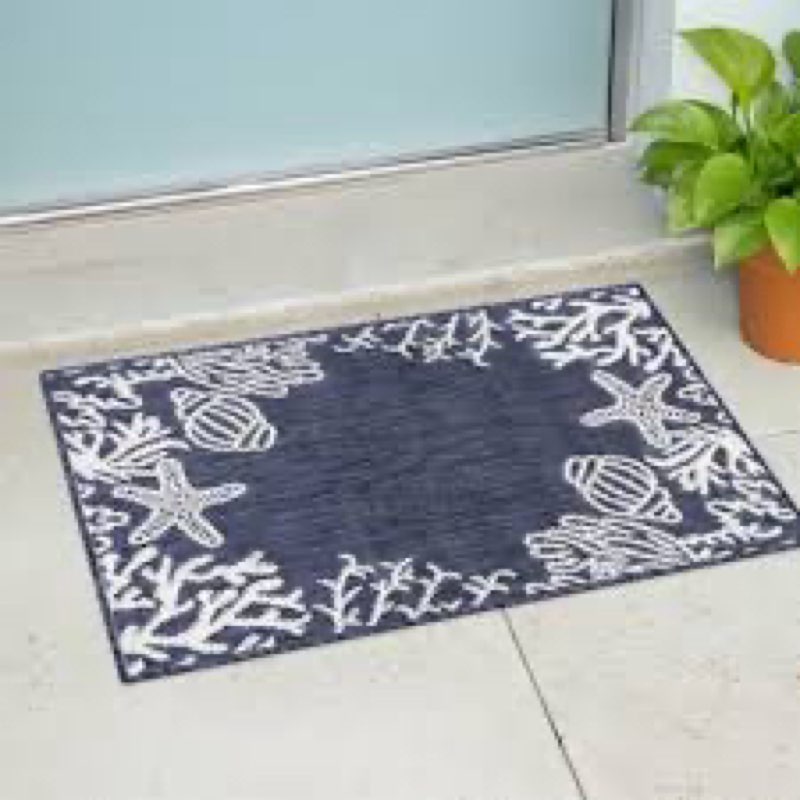 Joannie trail lodge chenille rug 