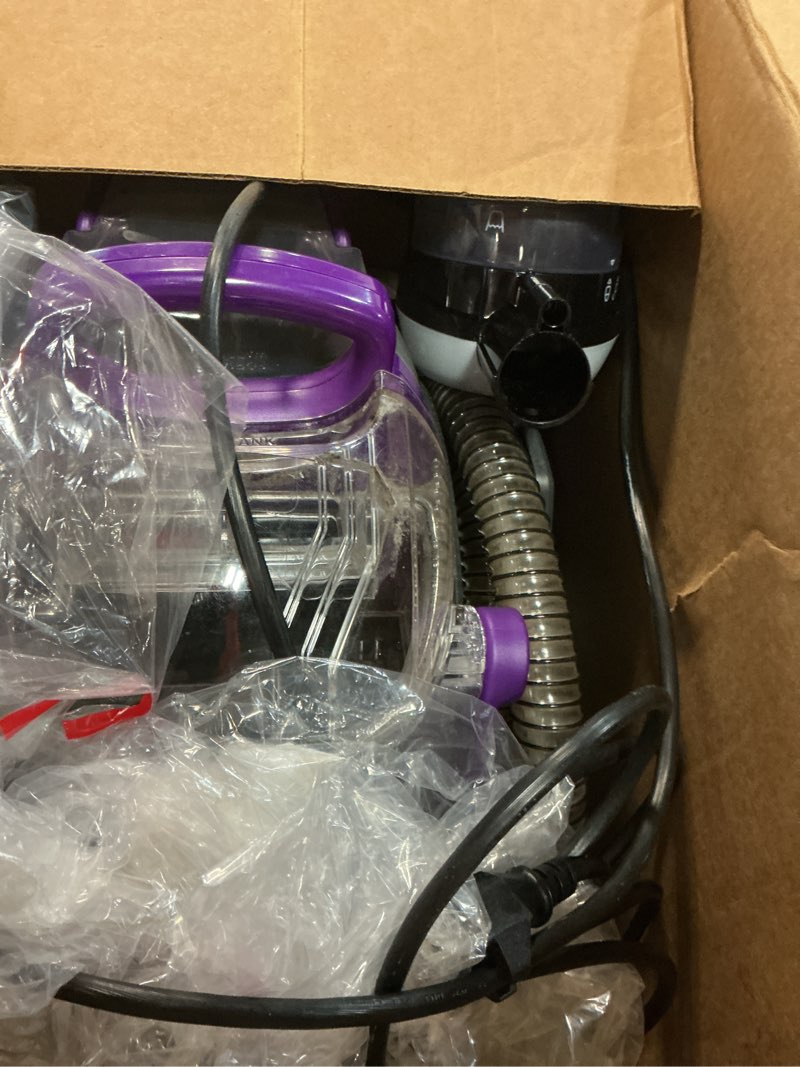 Condition photo showing As Is for bissell spotclean pet pro portable carpet cleaner, 2458 spot clean pet pro