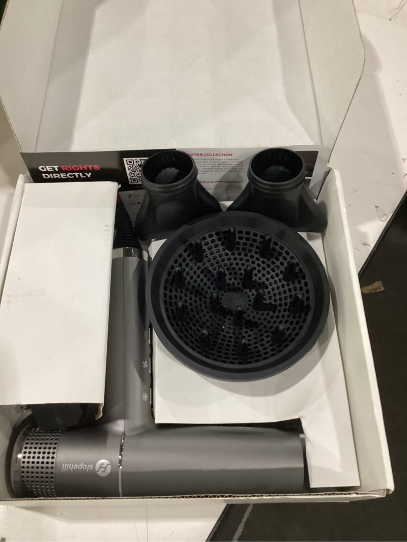 Condition photo showing Good Condition for slopehill hair dryer with unique brushless motor | intelligent fault diagnosis | innovative microfilter | oxy active technology | led display (grey)