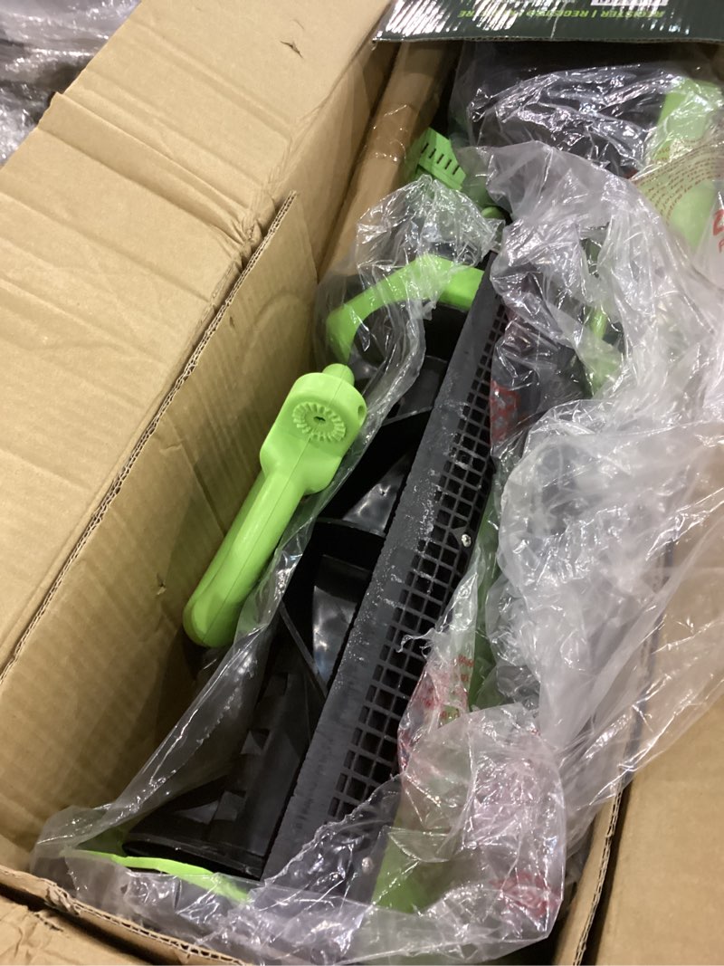 Condition photo showing As Is for Earthwise SN74016 40-Volt Cordless Electric Snow Shovel, Brushless Motor, 16-Inch width, 300lbs/Minute (Battery and Charger Included)