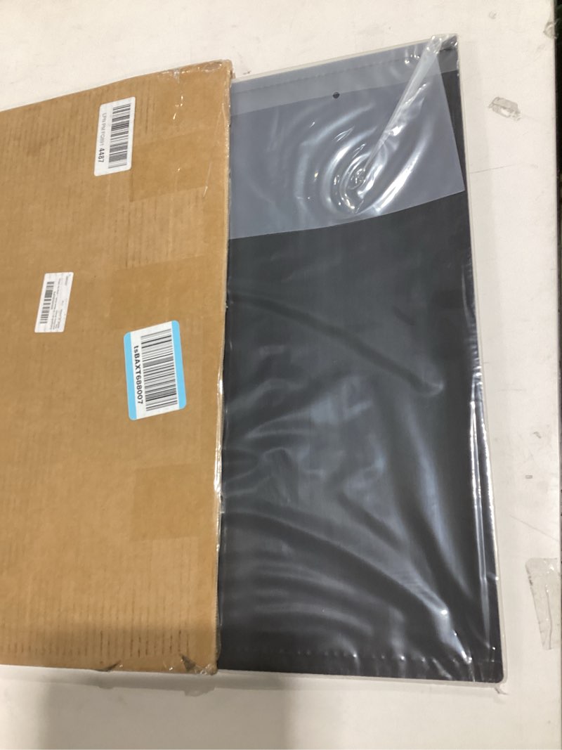 Condition photo showing Good Condition for colingmill 24" x 19" black desk pads desktop organizer with clear overlay desk mat with metric and english rulers on overlay for office and home (ruler)