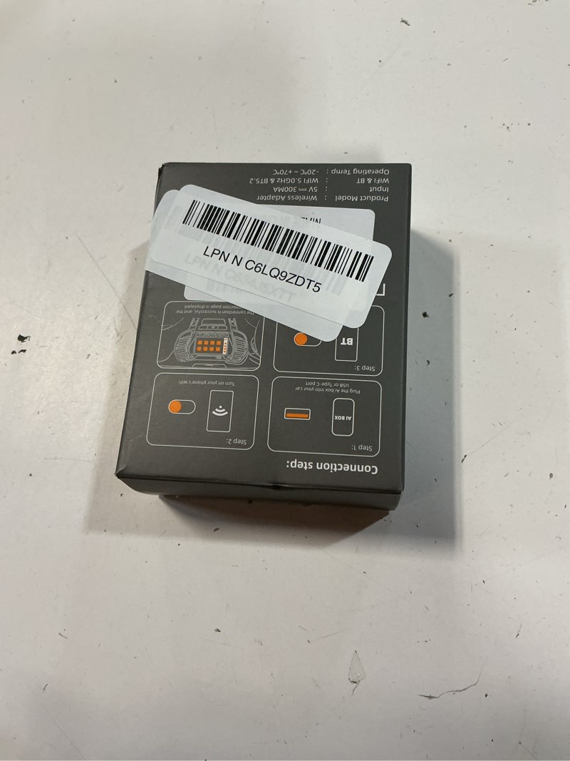 Condition photo showing New/Like New for wireless carplay adapter 2026 upgraded,carplay & android auto 2-in-1, mini usb design for cars with wired carplay,fast auto-connect,plug & play,for apple ios 10+, android 11+ version