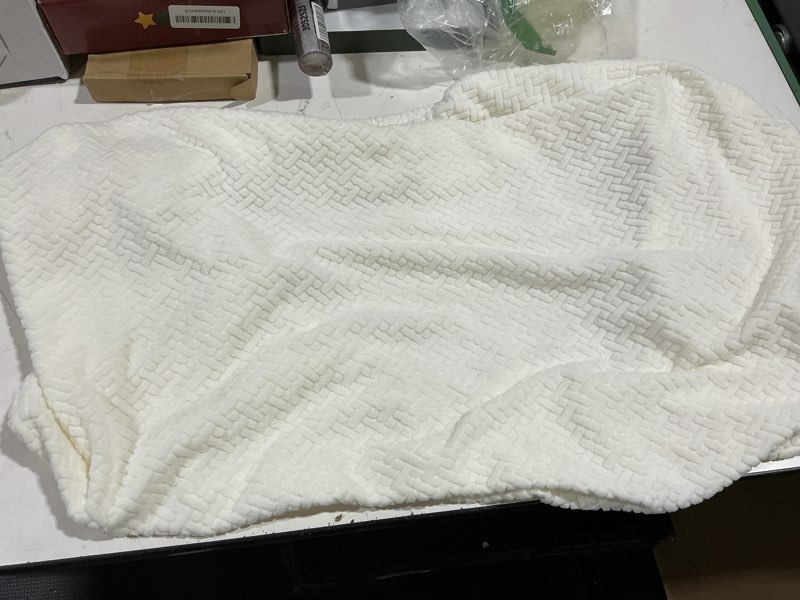 ivory white large back cover