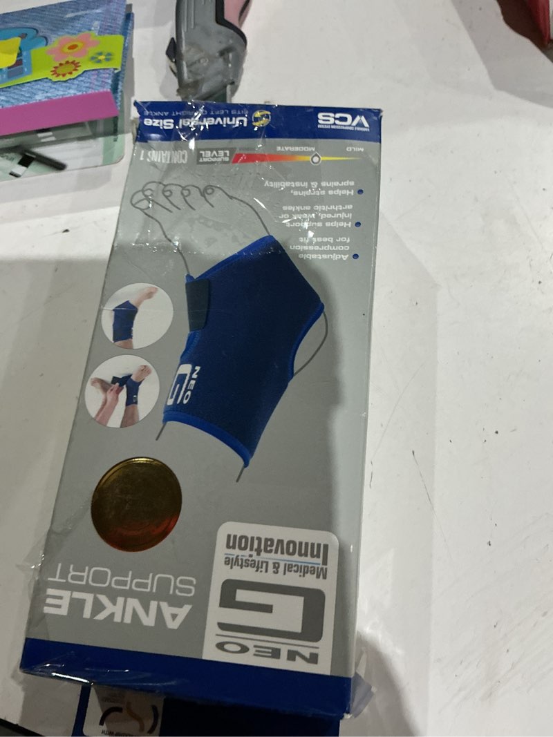 Condition photo showing As Is for neo g ankle support - one size