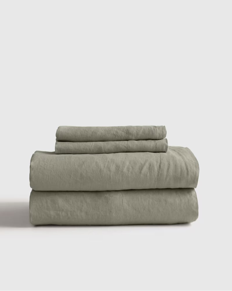 european linen sheet set queen olive