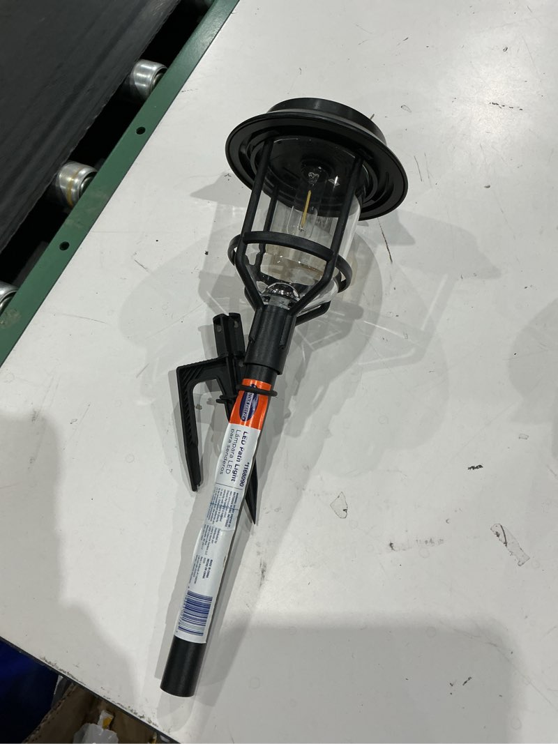 Condition photo showing Good Condition for harbor breeze path light 15 -lumens 0.2 -watt black solar led outdoor path light ( 3000-k )
