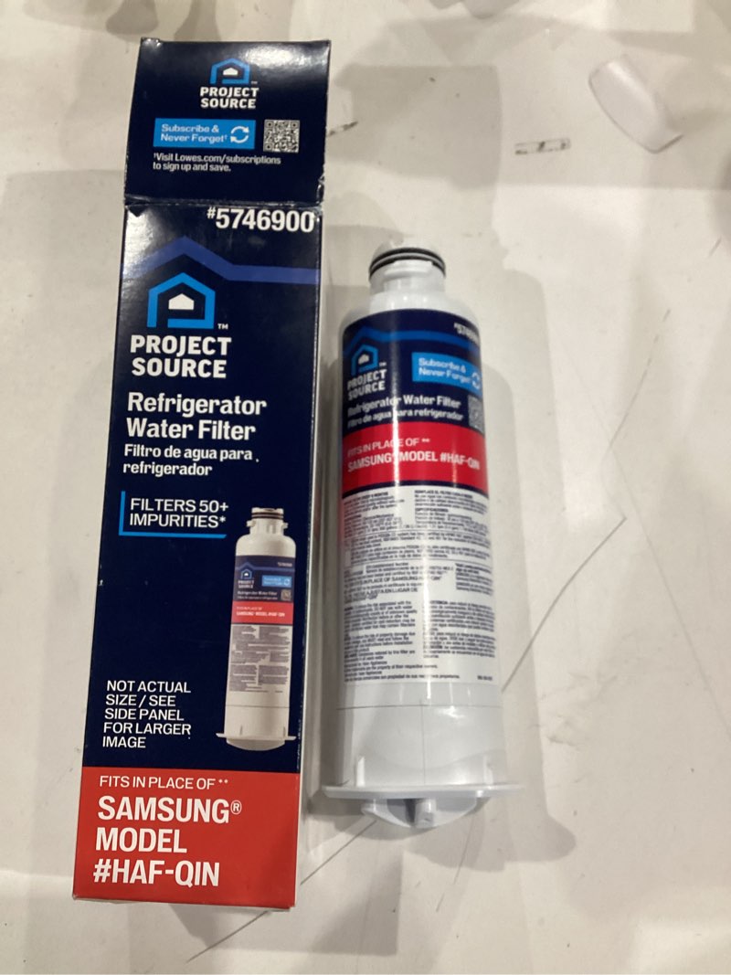 Samsung DA97-17376B Fridge Water Filter, Model HAF-QIN/EXP 1 Count (Pack of 1) White