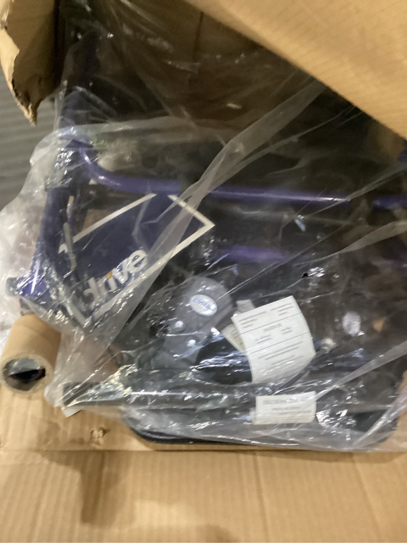 Condition photo showing New/Like New for Rollator,Steel,4 Wheel,Blue,1/ea