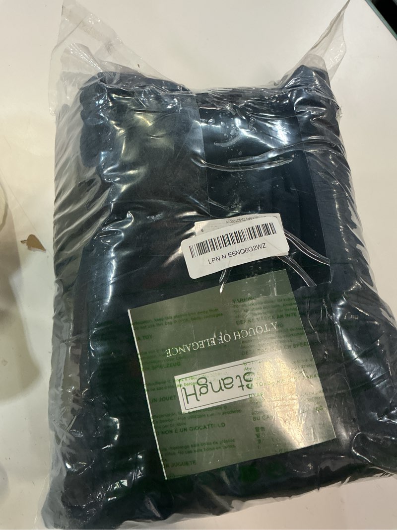 Condition photo showing Good Condition for stangh black velvet curtains - premium blackout drapes for bedroom, heavy soft curtains with light b