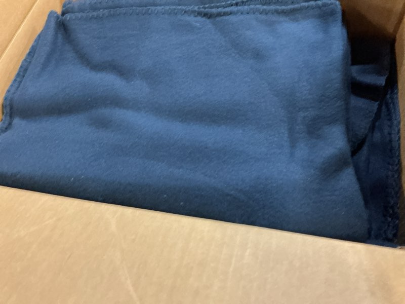 Condition photo showing Good Condition for cai teng fleece throw blankets lightweight warm soft kids blanket cozy pet-friendly bulk fleece blanket solid for home, bed, sofa, dorm, office, gifts, outdoor (navy, pack of 6-50 x 60 inch) navy pack of 6 - 50 x 60 inch