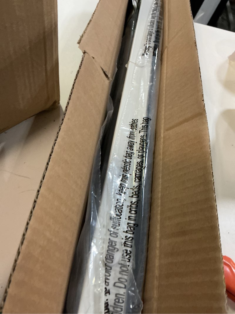 Condition photo showing Good Condition for lazblinds no tools no drill 1" vinyl mini blinds, cordless blinds for windows, light filtering horizontal window blinds & shades, 29" w x 64" h, white cordless-white 29" w x 64" h