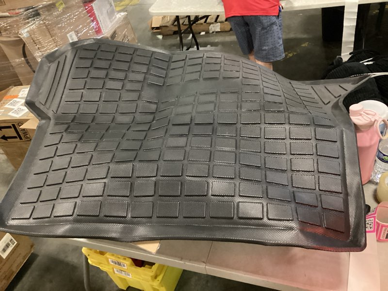 Condition photo showing New/Like New for (similar to stock photo )rear cargo liner rear trunk mat for kia sportage phev plug-in hybrid 2023-2025 anti-slip trunk cargo luggage boot tray mat tpe 1 pc long grid pattern