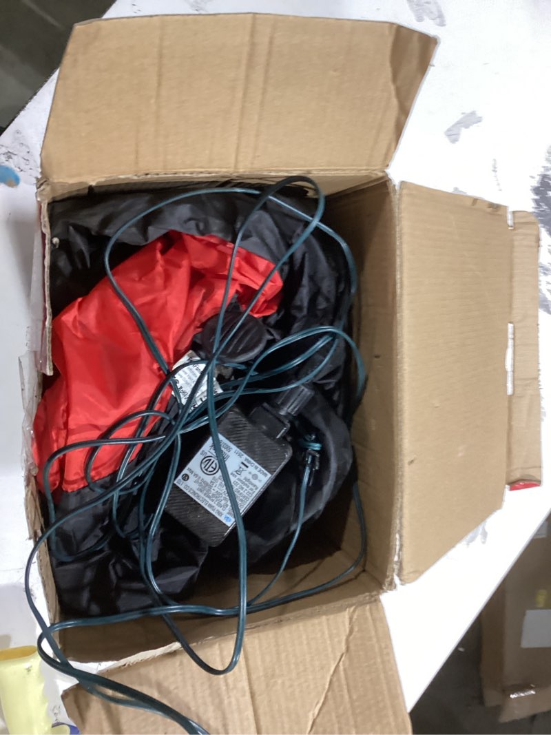 Condition photo showing Good Condition for 8 FT Christmas Inflatables Santa Claus Outdoor Decorations, Blow Up Santa Claus with Gifts Bag, Big Santa Carrying Presents Sack, Built-in LED Light, Xmas Outside Decor for Front Back Yard Garden Lawn 8FT Santa