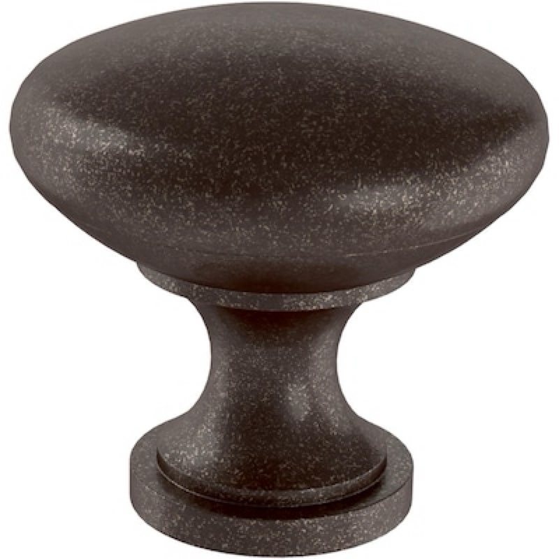 allen + roth Charles 1-3/16-in Cocoa Bronze Round Transitional Cabinet Knob