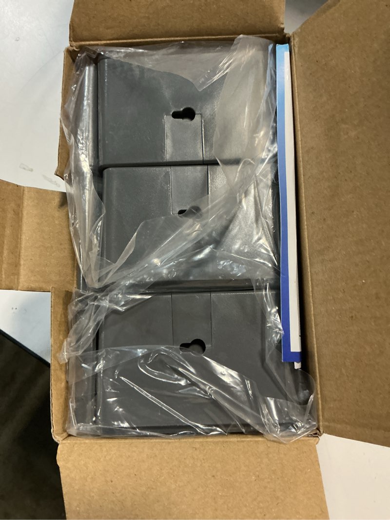 Condition photo showing New/Like New for grey solar step light outdoor stair lights, deck lights outdoor powered ip65 waterproof, 6500k cool white solar outdoor step light, decor for stair, deck, step,porch and outside patio,6 pack grey-cool white 6 pack
