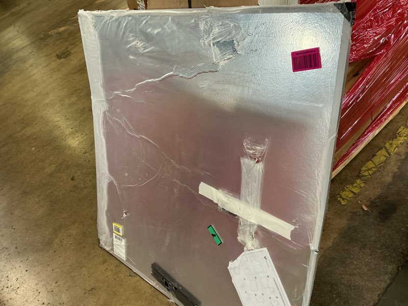 Condition photo showing As Is for viz-pro dry erase board/magnetic whiteboard, 48 x 48 inches, large wall mounted board for school office and home 4' x 4' 48"w x 48"h