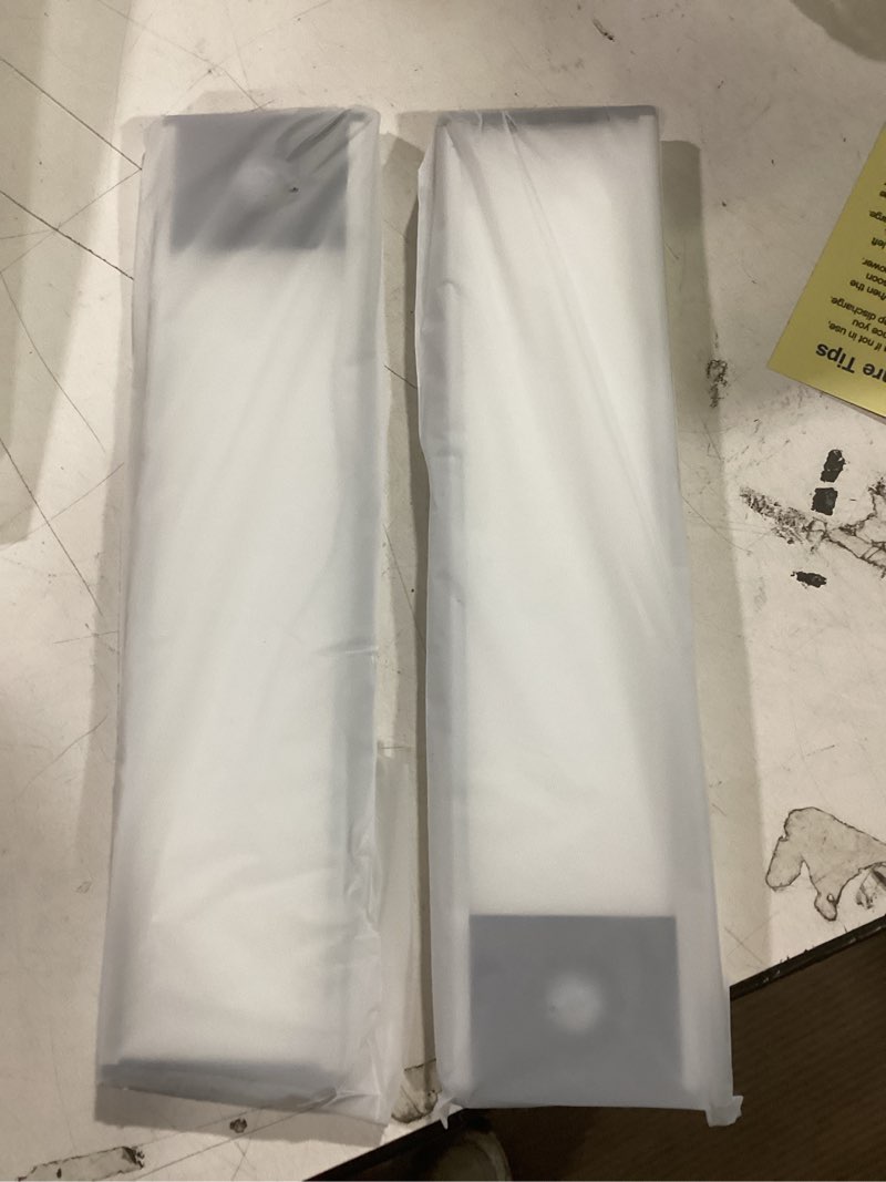 Condition photo showing New/Like New for Under Cabinet Lighting, 3200mAh Motion Sensor Light Indoor, Rechargeable Battery Operated LED Closet Lights, Wireless Under Counter Lights for Kitchen Stair (8 Inch, 3 Color Temp, 2 Pack) 8 inches 3 Color Temp.