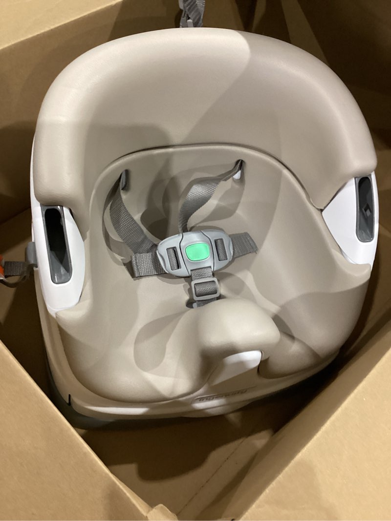 Condition photo showing Good Condition for ingenuity: ity by ingenuity simplicity seat easy-clean baby booster feeding chair, 3-point harness, washable removable straps - grey