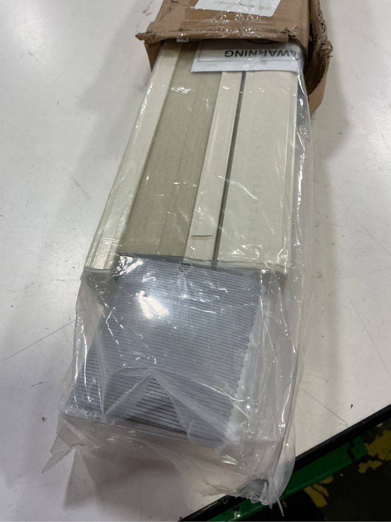 Condition photo showing New/Like New for lazblinds top down bottom up (tdbu) cordless cellular shades, blackout light blocking honeycomb shades thermal insulation noise reduction blinds for windows, 30" w x 64" h, cream cream - blackout 30" w x 64" h
