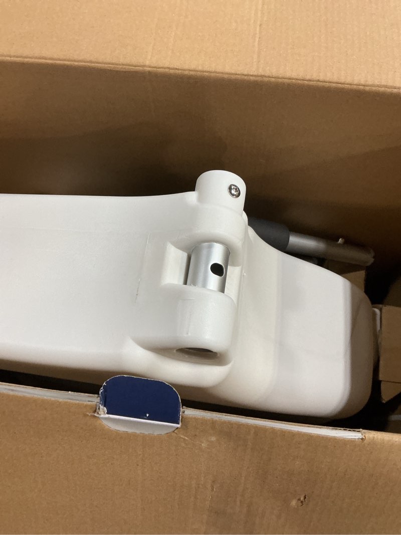Condition photo showing Good Condition for drive medical 2-in-1 raised toilet seat with removable padded arms - elevated bathroom safety support - secure locking attachment - easy height assistance - durable plastic construction standard