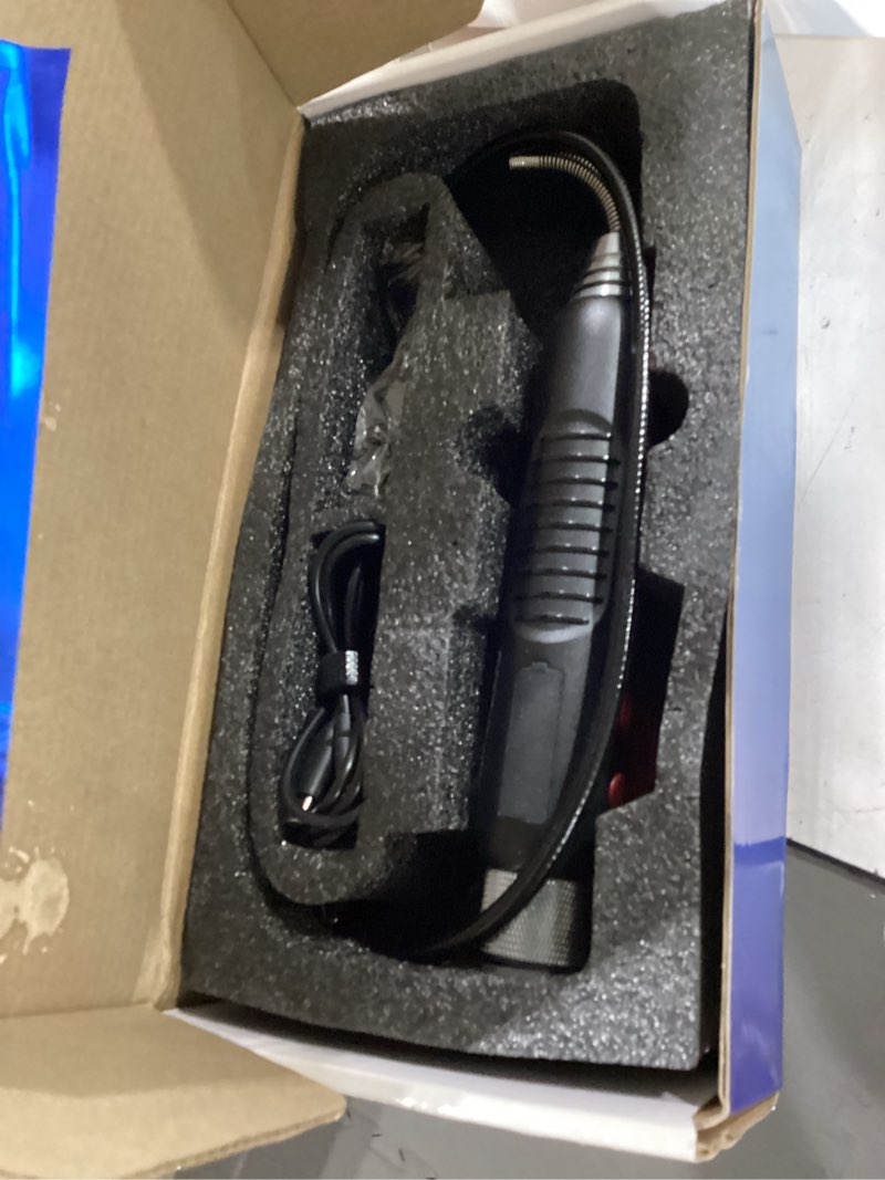 Condition photo showing Good Condition for two-way endoscope camera with light [360°rotation],1080p hd,borescope for iphone ip67 waterproof automotive engine plumbing hvac inspection 6.2 mm lens industrial vafa-818