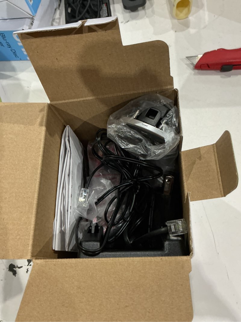 Condition photo showing Good Condition for vtech dect 6.0 expandable cordless phone with call block, cs6919 (silver & black)