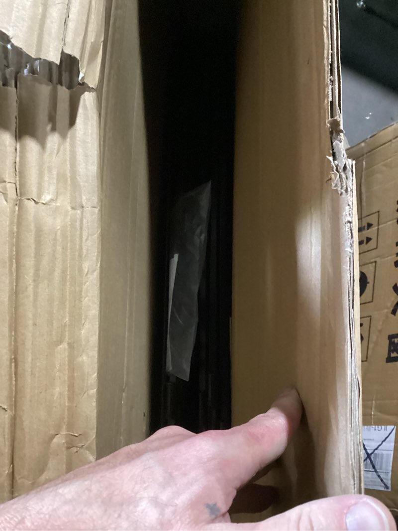 Condition photo showing Good Condition for fxw homeplus unleashed indoor dog playpen - stress-free and safe play, heavy duty 40 inch 6 panels dog pen for medium and large dogs, black?patented black 40"h 6 panels