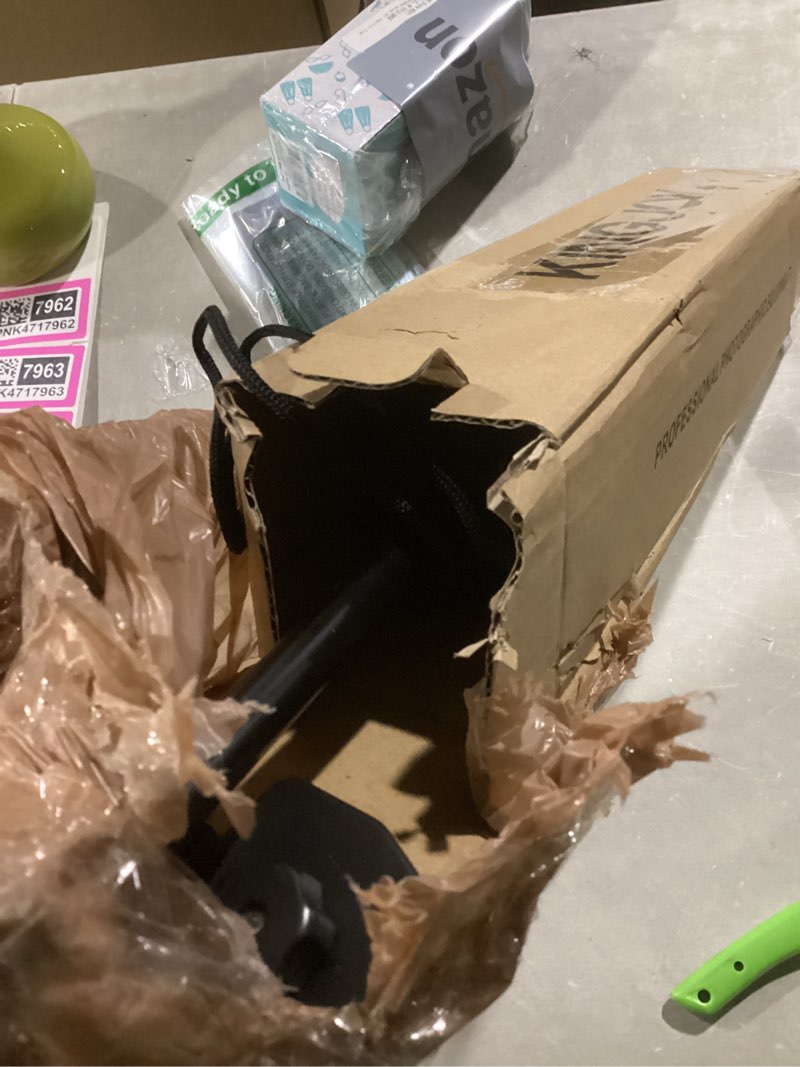 Condition photo showing As Is for 71? Camera Tripod Aluminum Tall Tripod Stand Compatible with Canon Nikon with Wireless Remote Phone Holder and Bag Max Load 6.6 LB