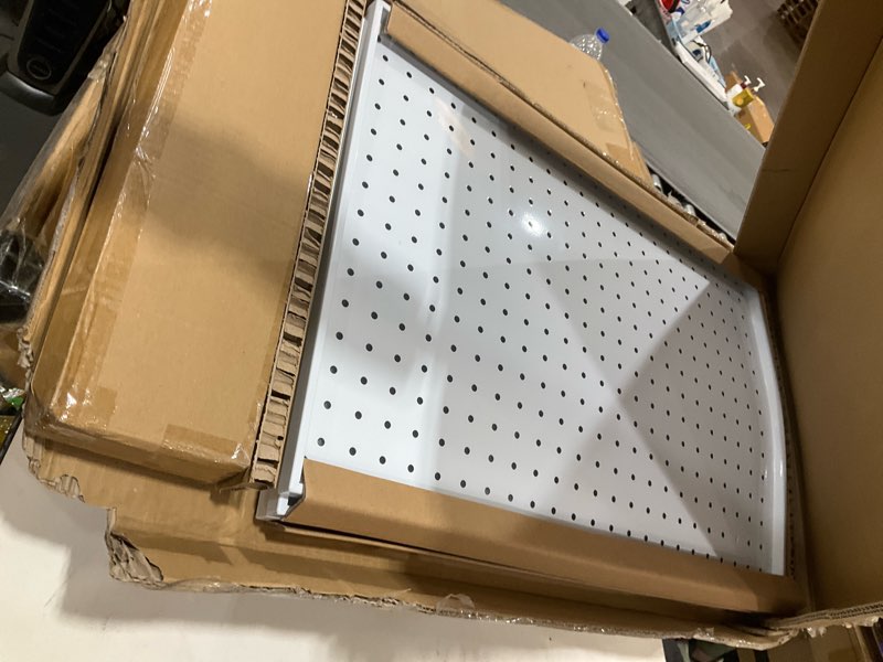 Metal pegboard