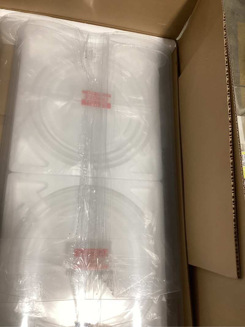 Putros Cylinder Pedestal Stands 3Pcs Clear Round Cylinder Pedestal Display Plinth Pillars for  Incomplete