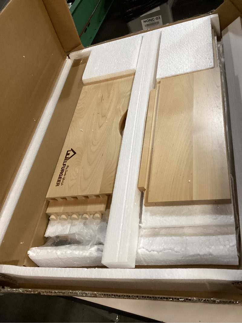 Condition photo showing Good Condition for WelFurGeer Premium Birchwood Pull-Out Cabinet Drawers, 14" W x 21" D Pull Out Cabinet Organizer, Soft Close Slide-Out Shelves for Kitchen Cabinets, Heavy-Duty Cabinet Organizer for Home & Kitchen 14''W x21''D Natural Birch Wood 6'' H