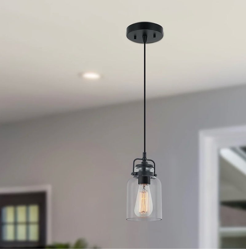PL0001 1-Light Dimmable LED Pendant Light