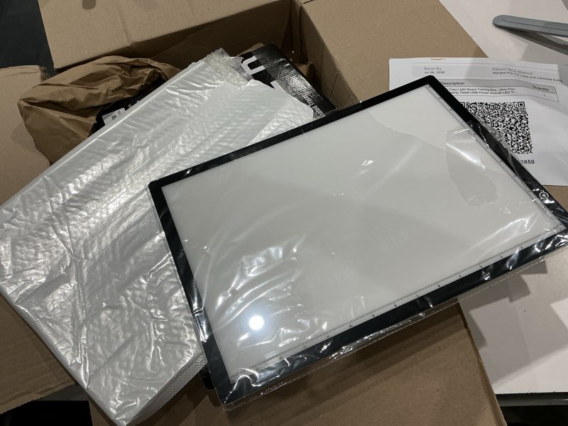 Condition photo showing Good Condition for litenergy a3 copy light board tracing box, ultra-thin adjustable drawing tablet usb power artcraft led tracer pad for diamond art painting accessories, streaming, sketching, animation, stenciling 02 - a3 black