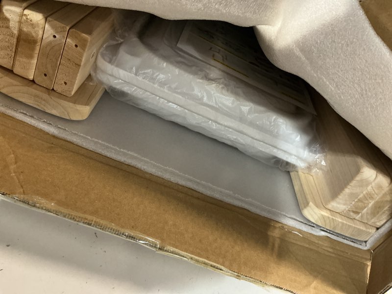 Condition photo showing Good Condition for 5-in-1 montessori kids sensory table, wooden toddler activity center for sand, water & art play, multifunctional indoor learning station