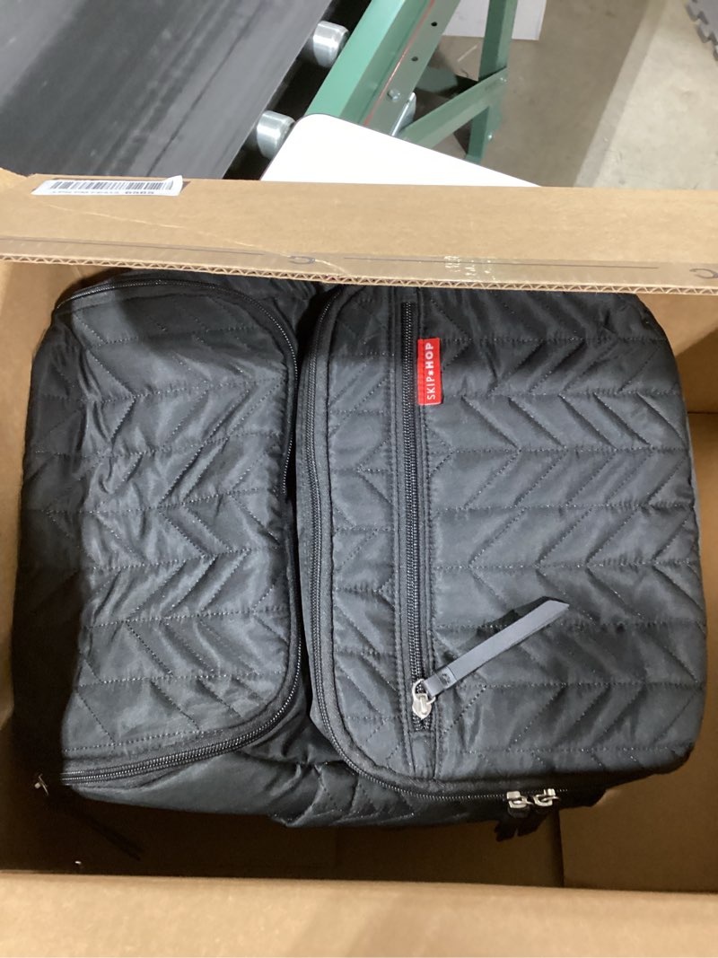 Skip Hop Diaper Bag Backpack: Forma, Multi-Function Baby Travel Bag with Changing Pad & Stroller Att