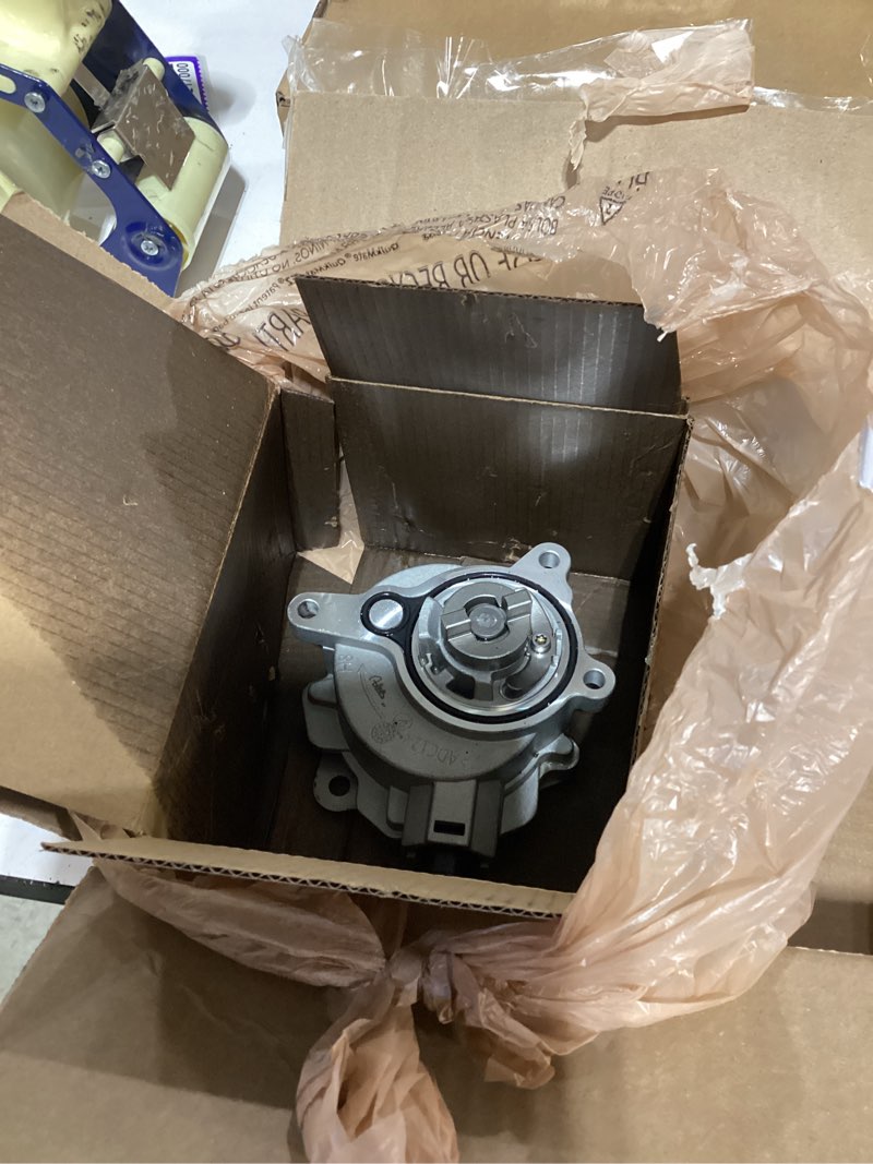 Condition photo showing As Is for Brake Booster Vacuum Pump LR047384 OE Replacement for Ford Edge Escape Focus Fusion Jaguar Land Rover Range Rover Lincoln 2.0L # 724807650, LR025601, LR039592, BB5Z2A451C