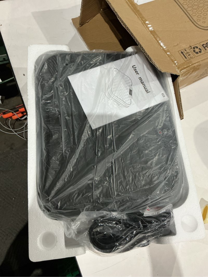 Condition photo showing Good Condition for vibration plate exercise machine for lymphatic drainage, vibration platform for weight loss, 400 lbs capacity shake plate full body workout vibrate fitness platform for home women men