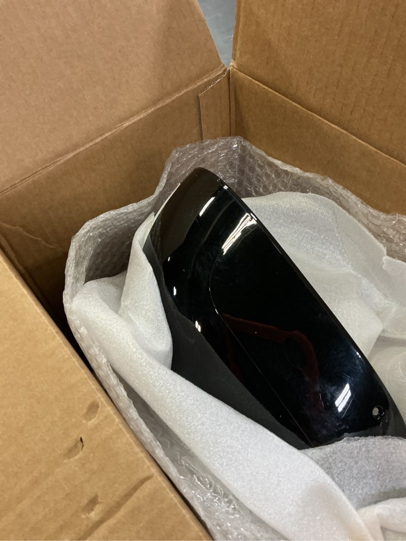 Condition photo showing As Is for NLQR Left Driver Side Mirror Compatible with Mitsubishi Outlander 2014-2020 Door Mirrors Replacement Power Heated with Signal White 9 Pins #7632B353