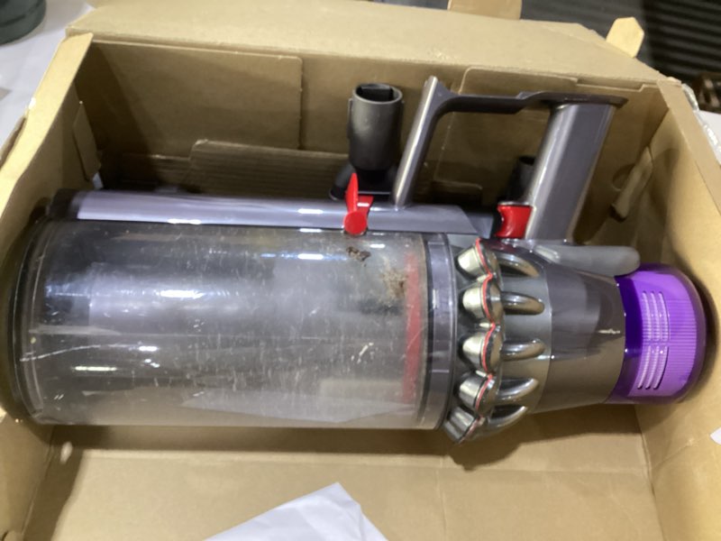 Condition photo showing As Is for Used similar to stock photo Dyson Car+Boat Handheld Vacuum, Cordless and Lightweight, Cleans Hard Surfaces and Upholstery, 115AW, 2 Power Modes, Up to 50 Minutes²