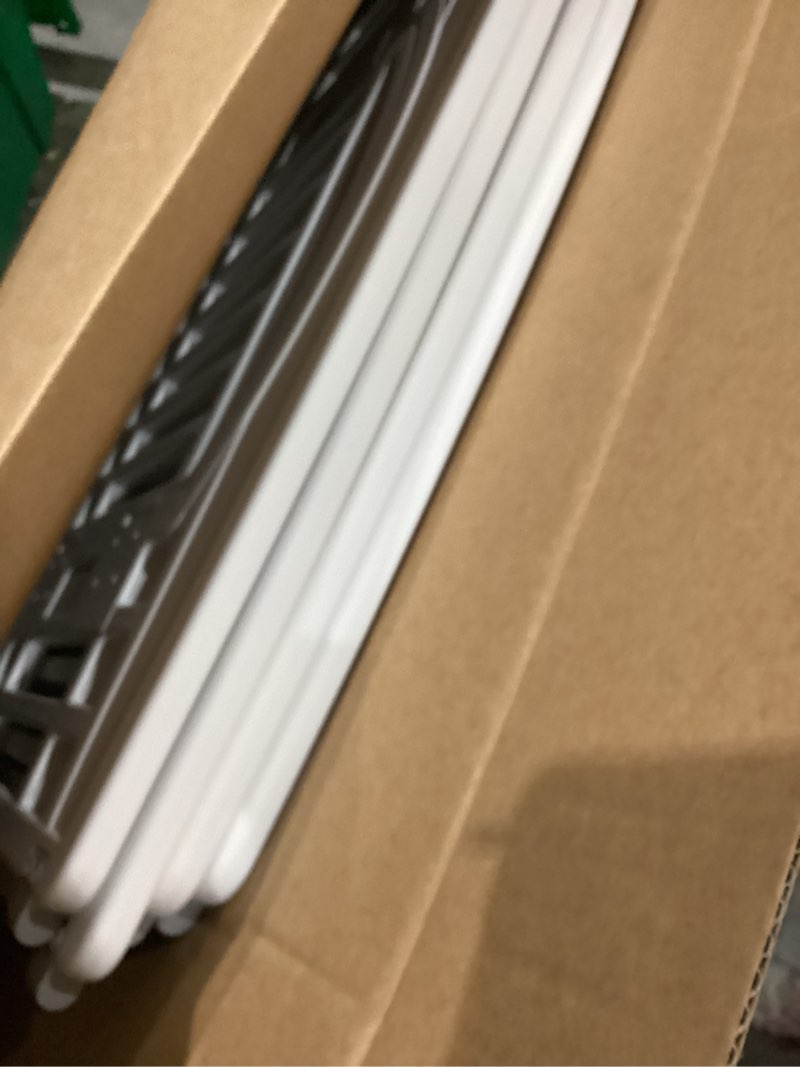 Condition photo showing Good Condition for newbulig dog playpen 4-panel, 24in puppy playpen, stable dog play pen indoors/outdoor with secure locking door, plastic pet fence for small & medium dogs cream white 4 panels/24in