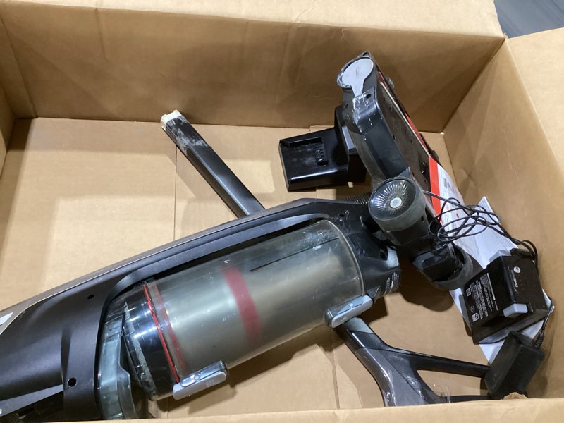 Condition photo showing As Is for hoover onepwr evolve pet elite cordless vacuum cleaner, lightweight stick vac, small upright vacuum cleaner, ideal for pet hair, xl dirt cup capacity, cordless vacuum cleaners for home use, not tested, used