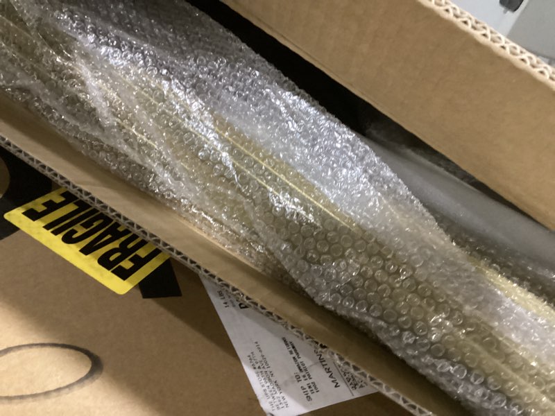 Condition photo showing Good Condition for Urban Deco Cylinder Stands for Party, Set of 3 Gold Metal Hexagon Cake Pedestal Stand with Marbled Countertop, Flower Plant Pedestal Stands for Display Parties Wedding Birthday Decor, 3PCS, Gold