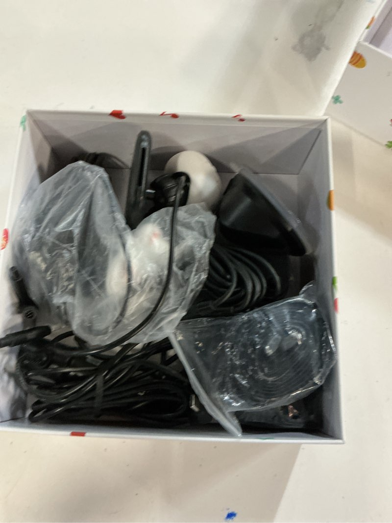 Condition photo showing As Is for IIWEY Baby Car Camera for 2 Kids – 7.2” Ultrawide Split-Screen Monitor with Dual 1080P HD Car Seat Cameras, Cute Replaceable Cat Covers, Night Vision, Type-C Power, Easy Install for Twins or Siblings