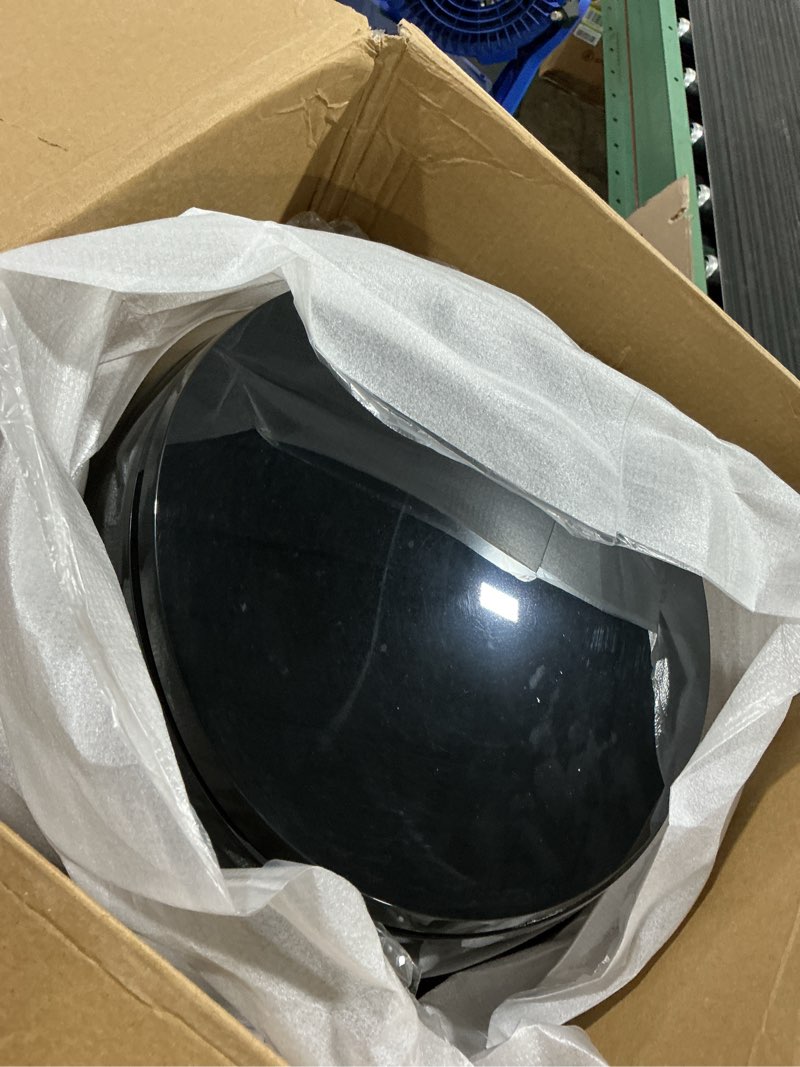 Condition photo showing Good Condition for air fryer 6.5 qt extra hot air fryer for crispy cooking bake roast nonstick high gloss black finish perfect for healthy meals kitchen appliance