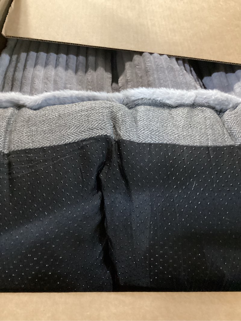 Condition photo showing Good Condition for WINDRACING Large Dog Bed with Pillow for Crate Kennel, Sofa Dog Bed, Super Soft pet Bed for Medium, Jumbo, Furniture 40"L x 28"W x 3.5"Th Grey